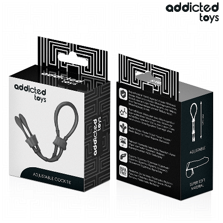 ADDICTED TOYS CUERDA SILICONA AJUSTABLE PARA EL PENE