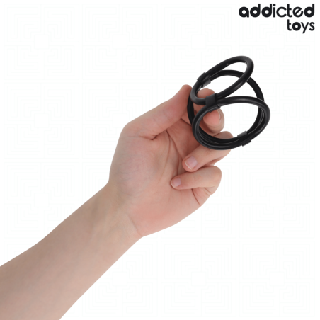 ADDICTED TOYS ANILLO TRIPLE PARA EL PENE