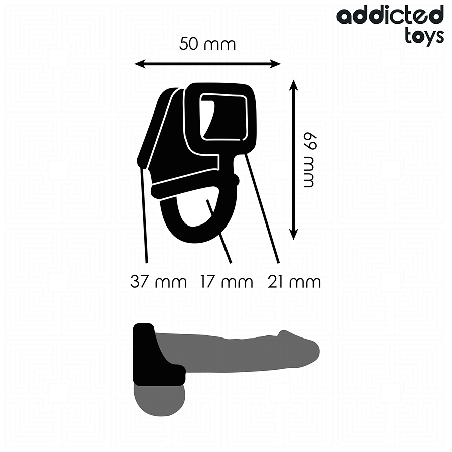 ADDICTED TOYS ANILLO JAULA PARA EL PENE