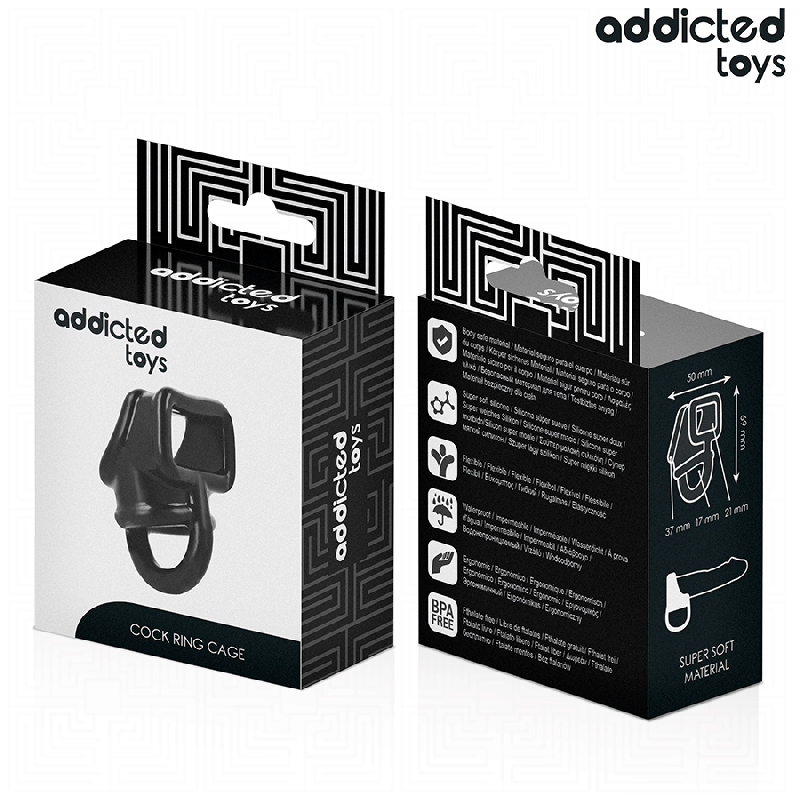 ADDICTED TOYS ANILLO JAULA PARA EL PENE