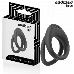 ADDICTED TOYS ANILLO TEXTURIZADO DOBLE PARA EL PENE 2