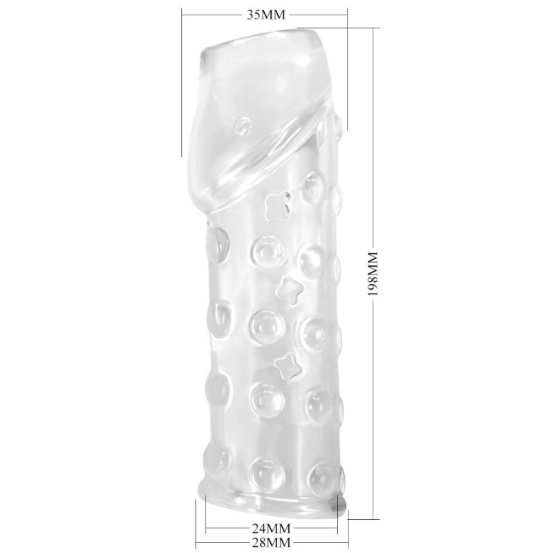 PRETTY LOVE FUNDA PARA PENE APRETADA Y VOLUMINIZADORA TRANSPARENTE