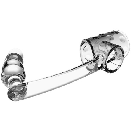 PRETTY LOVE FUNDA PARA PENE CON PLUG ANAL TRANSPARENTE