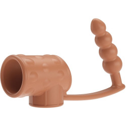 PRETTY LOVE FUNDA PARA PENE CON PLUG ANAL NATURAL 2