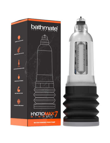 BATHMATE HYDROMAX 7 WIDE BOY X30 TRANSPARENTE