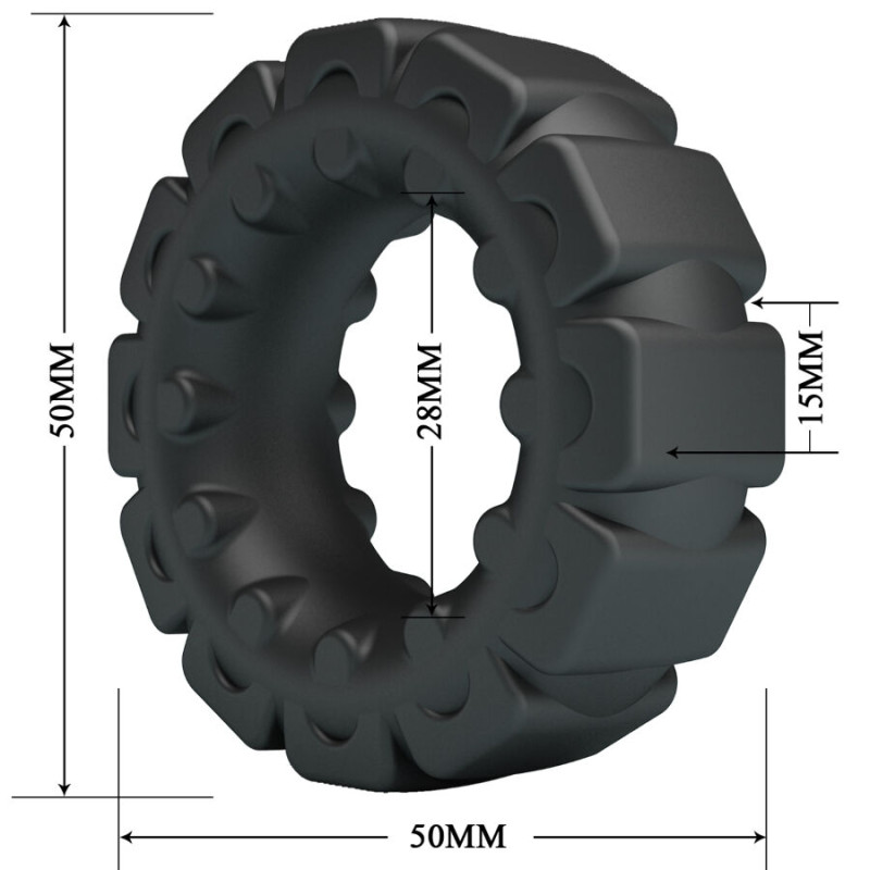 CRAZY BULL LAIDEN ANILLO SILICONA MODELO 5