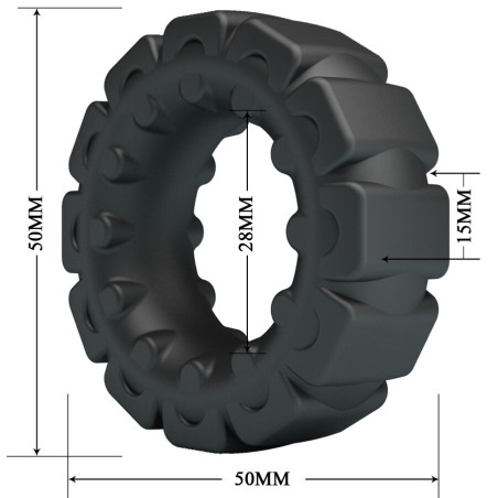 CRAZY BULL LAIDEN ANILLO SILICONA MODELO 5