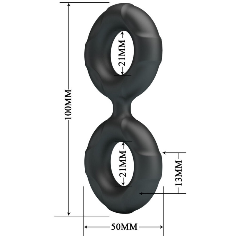 CRAZY BULL RADWAN ANILLO DOBLE SILICONA MODELO 19