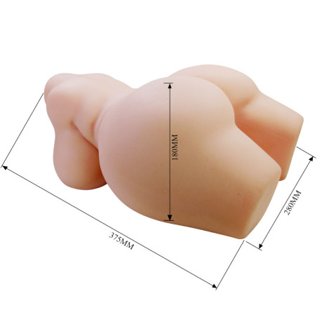 CRAZY BULL GRACE TORSO FEMENINO REALISTA VAGINA Y ANAL 75 KG