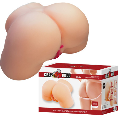 CRAZY BULL OLIVIA TRASERO FEMENINO REALISTA VAGINA Y ANAL 55 KG