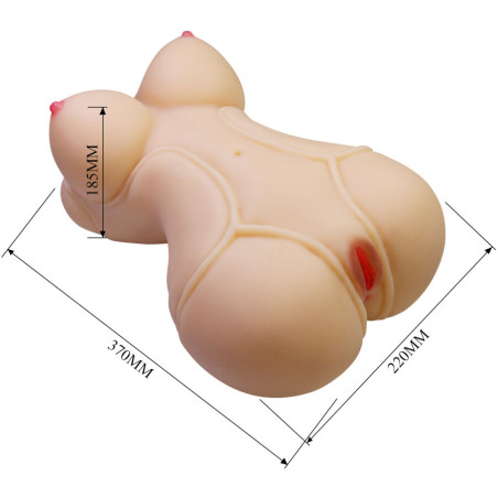 CRAZY BULL DIANA TORSO FEMENINO REALISTA VAGINA Y ANAL 5 KG