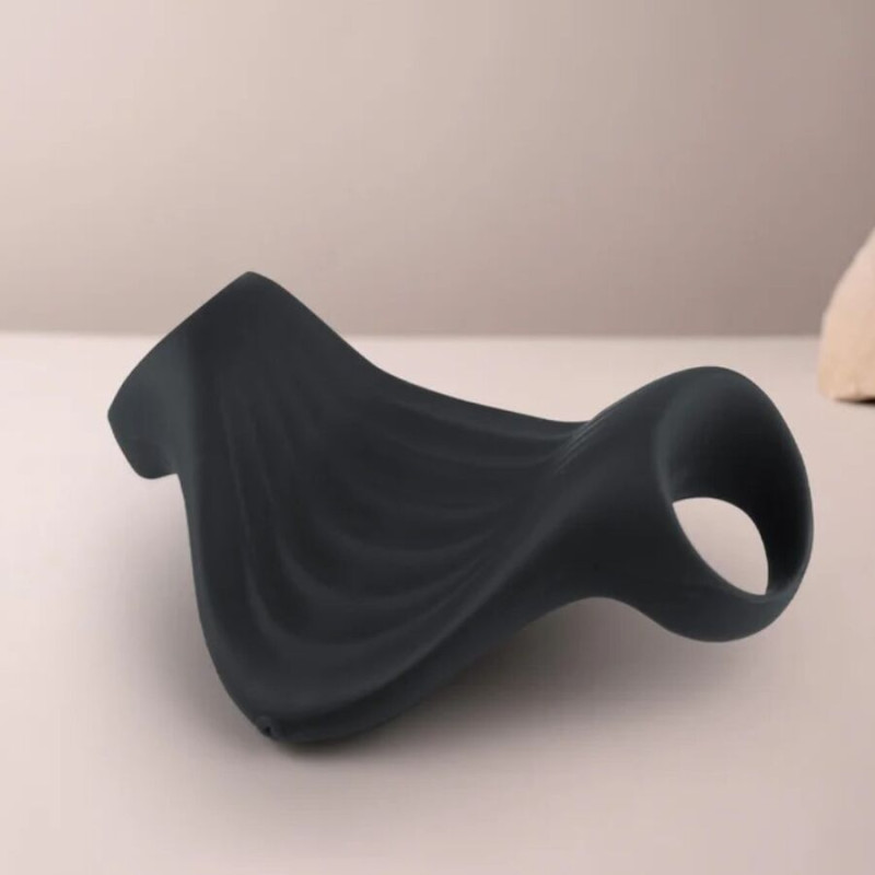 ROCKS OFF PALM MASTURBADOR VIBRADOR FLEXIBLE NEGRO