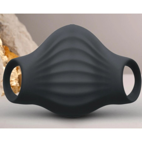 ROCKS OFF PALM MASTURBADOR VIBRADOR FLEXIBLE NEGRO