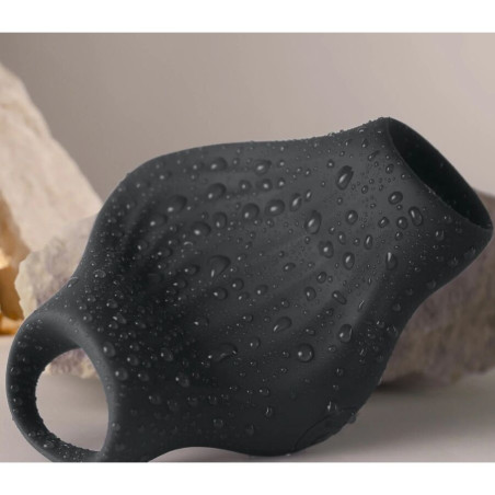 ROCKS OFF PALM MASTURBADOR VIBRADOR FLEXIBLE NEGRO