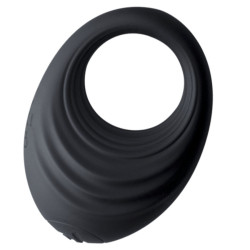ROCKS OFF SPIRE ANILLO VIBRADOR PARA EL PENE NEGRO