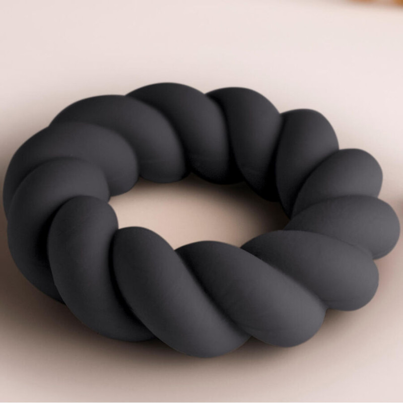 ROCKS OFF TWIST ANILLO MASTURBADOR SILICONA NEGRO