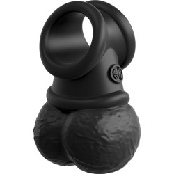 KING COCK TESTICULOS BALANCEANTES EJERCITADOR CON PESO SILICONA