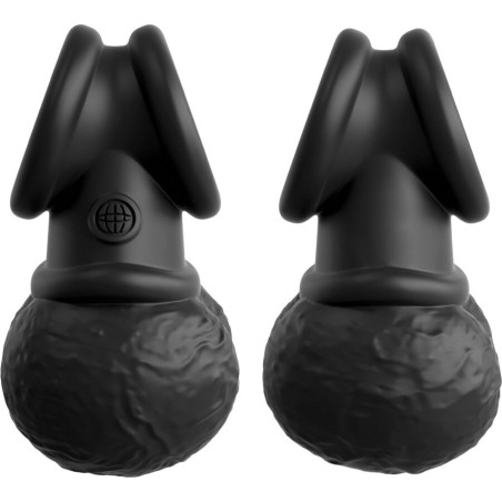 KING COCK TESTICULOS BALANCEANTES EJERCITADOR CON PESO SILICONA