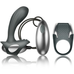 CLIMAXIMUM EXCITE KIT ANILLO PARA PENE MASAJEADOR PROSTATA CON CABLE