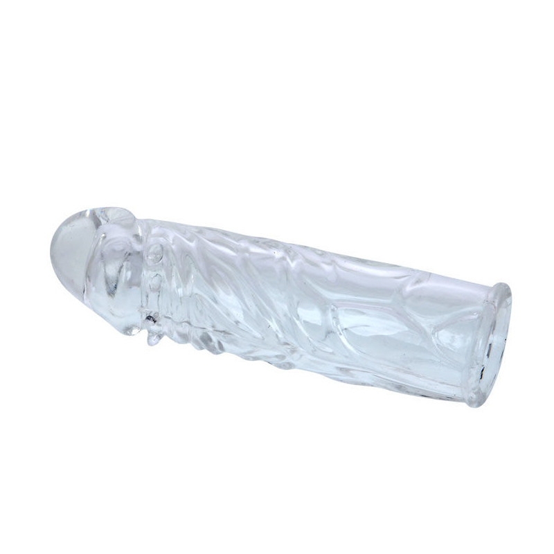 BAILE FUNDA ROSA PENE SILICONA ESTIMULANTE 13 CM