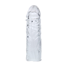 BAILE FUNDA TRANSPARENTE PARA EL PENE EN SILICONA 13 CM 2