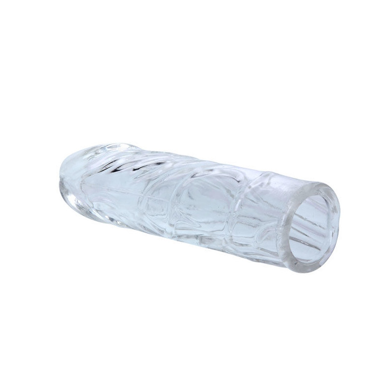 BAILE FUNDA TRANSPARENTE PARA EL PENE EN SILICONA 13 CM