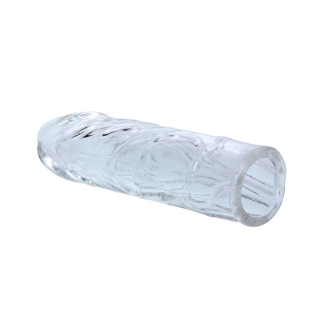 BAILE FUNDA TRANSPARENTE PARA EL PENE EN SILICONA 13 CM