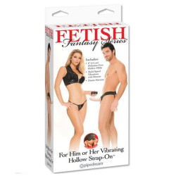 FETISH FANTASY SERIES ARNES HUECO VIBRADOR PARA EL Y ELLA NATURAL 14CM 2