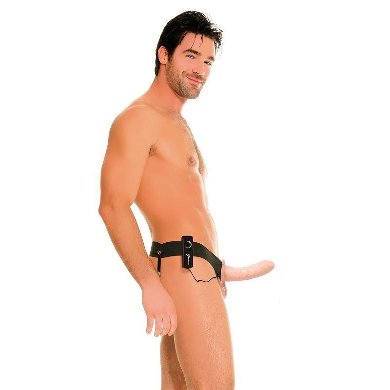 FETISH FANTASY SERIES ARNES HUECO VIBRADOR PARA EL Y ELLA NATURAL 14CM