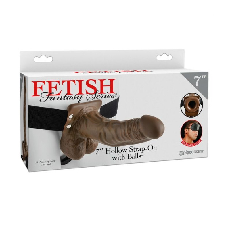 FETISH FANTASY SERIES STRAP ON HUECO CON TESTICULOS 178 CM