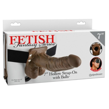 FETISH FANTASY SERIES STRAP ON HUECO CON TESTICULOS 178 CM