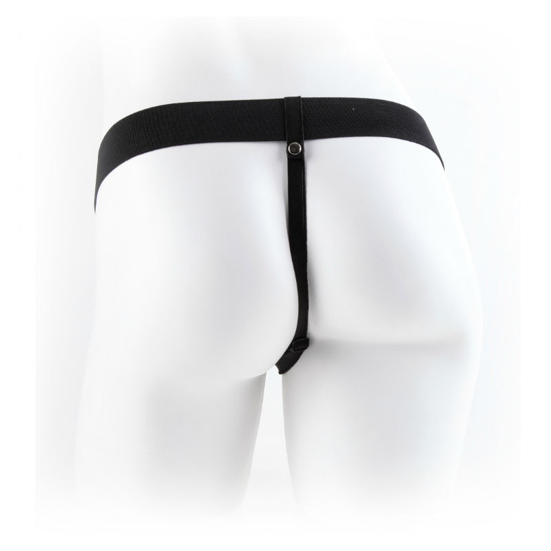 FETISH FANTASY SERIES 9 HOLLOW STRAP ON WITH BALLS 229CM NATURAL