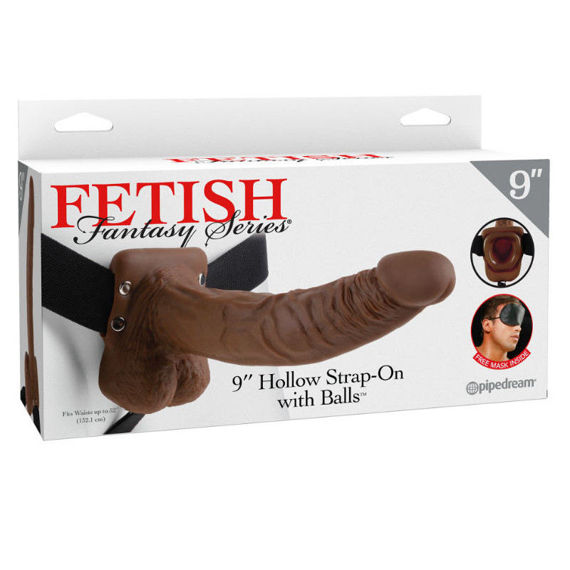 FETISH FANTASY SERIES 9 ARNES CON TESTICULOS HUECO MAN 229 CM MARRON