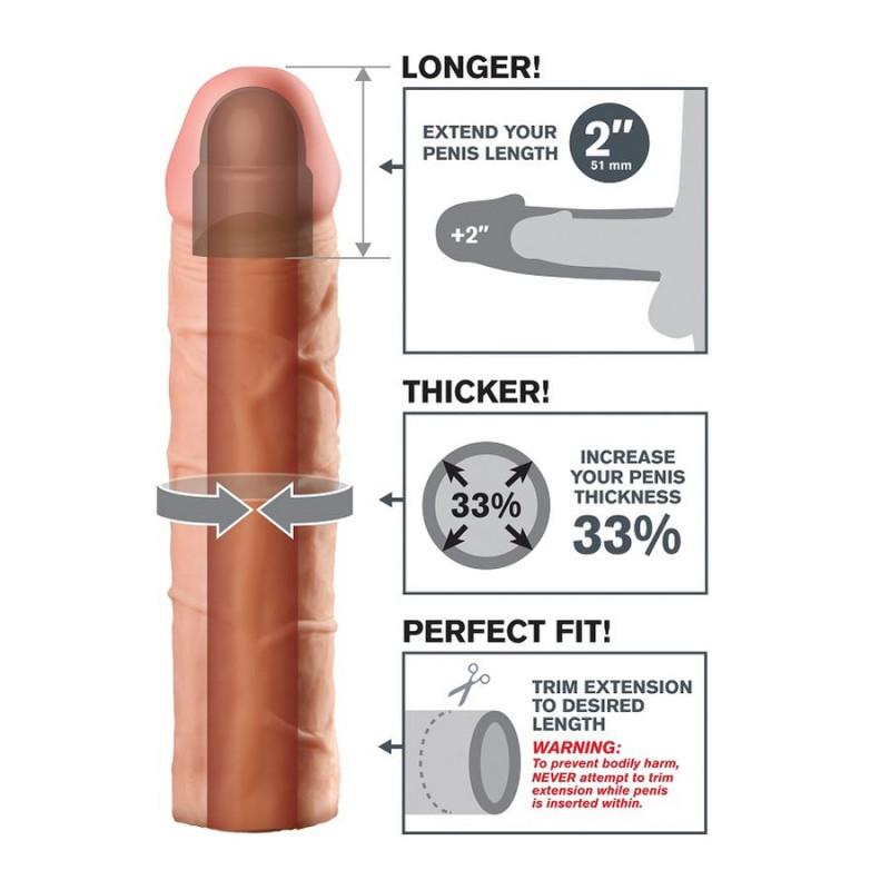 FANTASY X TENSIONS PERFECT 2 EXTENSION PARA EL PENE