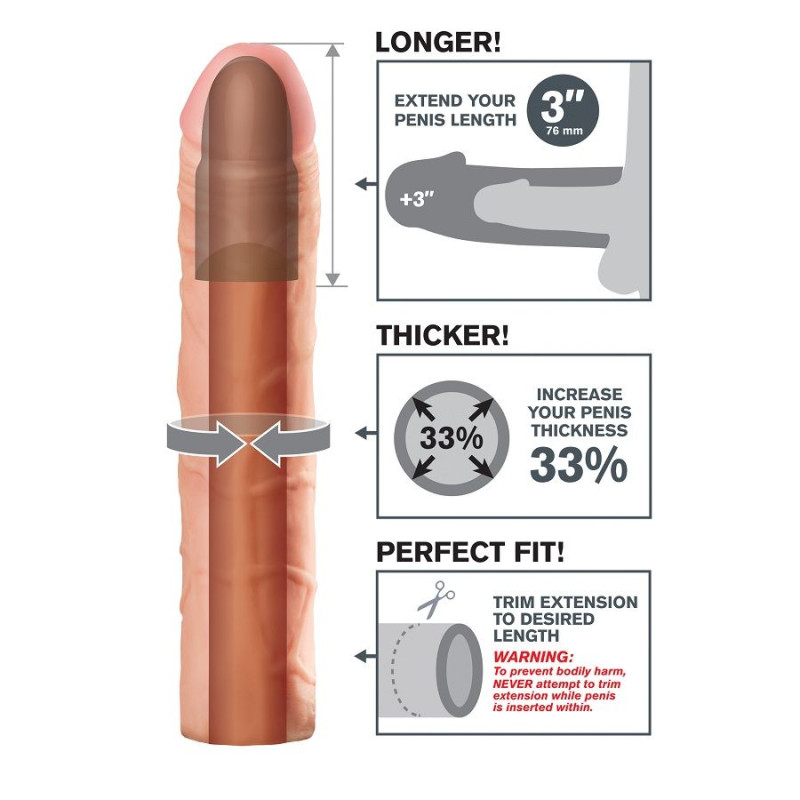 FANTASY X TENSIONS PERFECT 3 EXTENSION PARA EL PENE