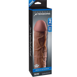 FANTASY X TENSIONS MEGA 2 EXTENSION MARRON PARA EL PENE 2