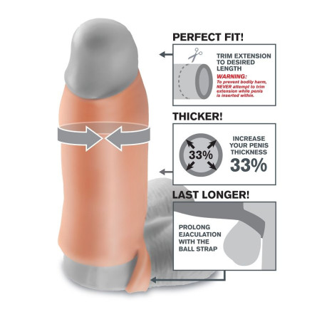 FANTASY X TENSIONS REAL FEEL EXTENSION DE PENE XL