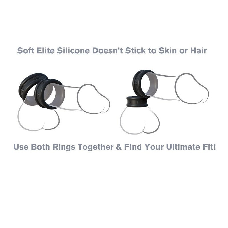 FANTASY C RINGZ ANILLAS SILICONA MAX WIDHT