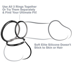 FANTASY C RINGZ SET ANILLAS SILICONA STAMINA 2