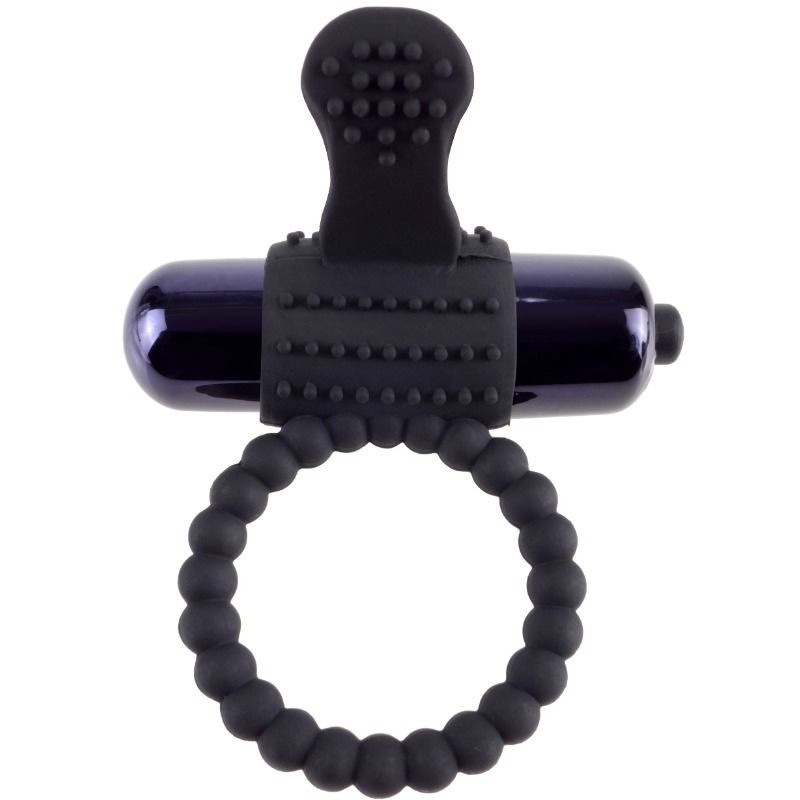 FANTASY C RINGZ ANILLO VIBRADOR DE SILICONA NEGRO