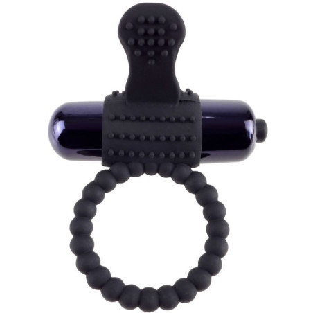 FANTASY C RINGZ ANILLO VIBRADOR DE SILICONA NEGRO