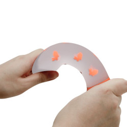 PRETTY LOVE MAGICAL NIGHTFALL DILDO SIN VIBRACION LUMINOSO NARANJA 2