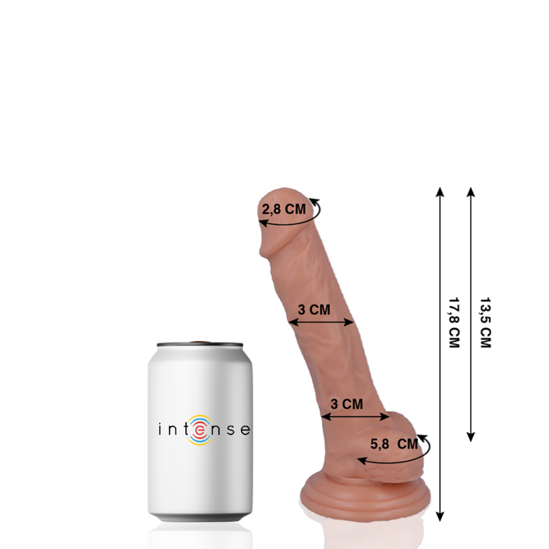 MR INTENSE 9 PENE REALISTICO 178 CM O 3 CM