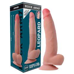 ROCKARMY LEOPARD DILDO REALISTA DUAL DENSITY 23 CM O 477 CM