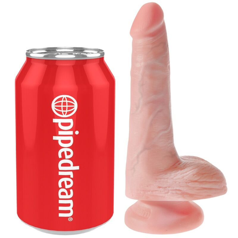 KING COCK PENE REALISTICO CON TESTICULOS 135 CM NATURAL