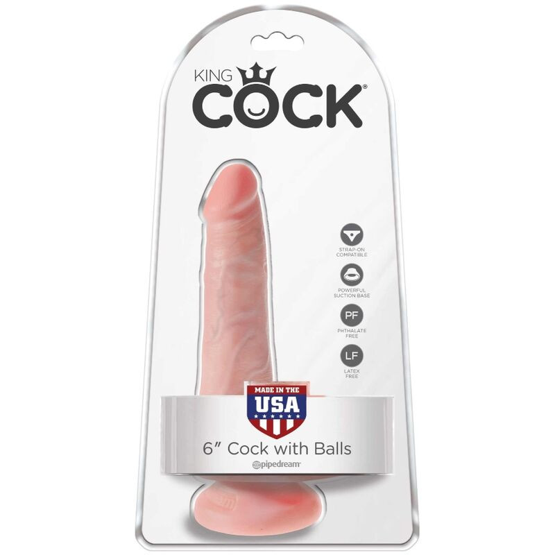 KING COCK PENE REALISTICO CON TESTICULOS 135 CM NATURAL