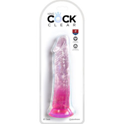 KING COCK CLEAR PENE REALISTICO 197 CM ROSA 2
