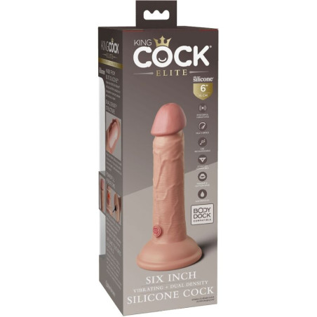KING COCK ELITE DILDO REALISTICO VIBRADOR SILICONA 152 CM