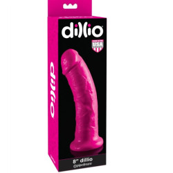 DILLIO DILDO CON VENTOSA 2032 CM ROSA 2