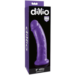 DILLIO DILDO CON VENTOSA 2032 CM LILA 2